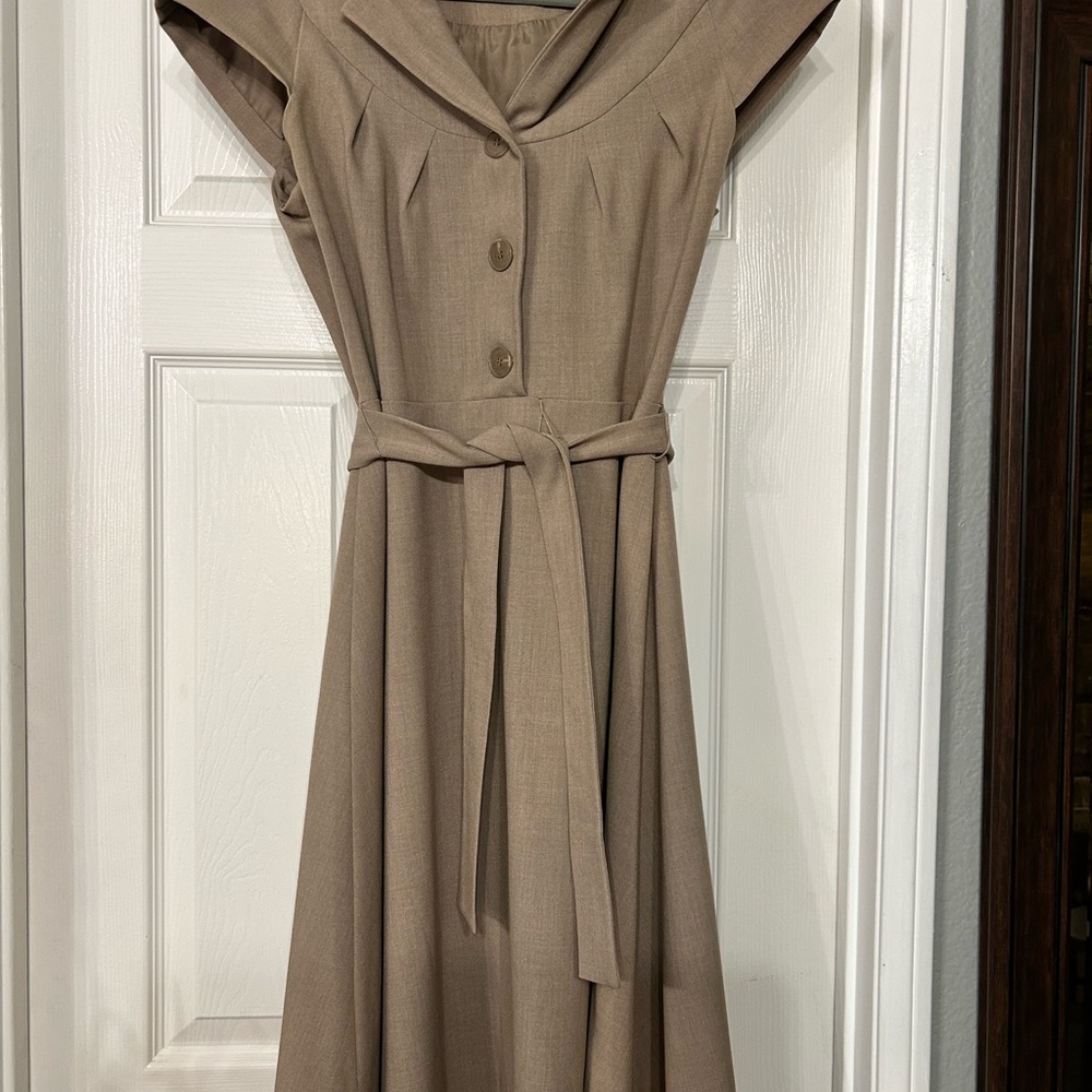 Elegant Tan Dress